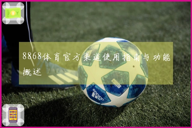 8868体育官方渠道使用指南与功能概述